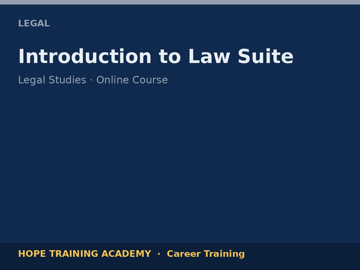 Introduction to Law Suite