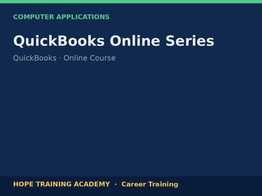 QuickBooks Online Series