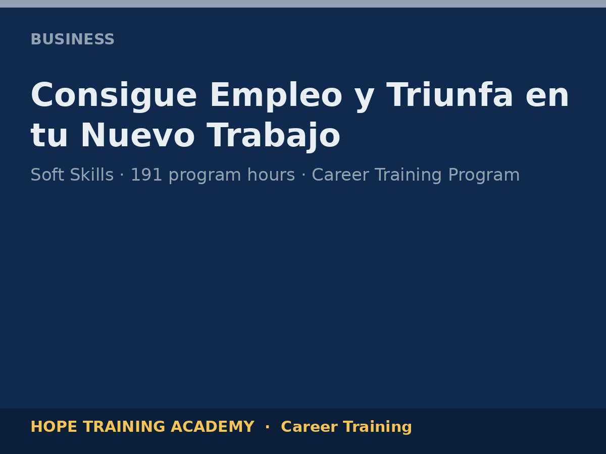 Consigue Empleo y Triunfa en tu Nuevo Trabajo