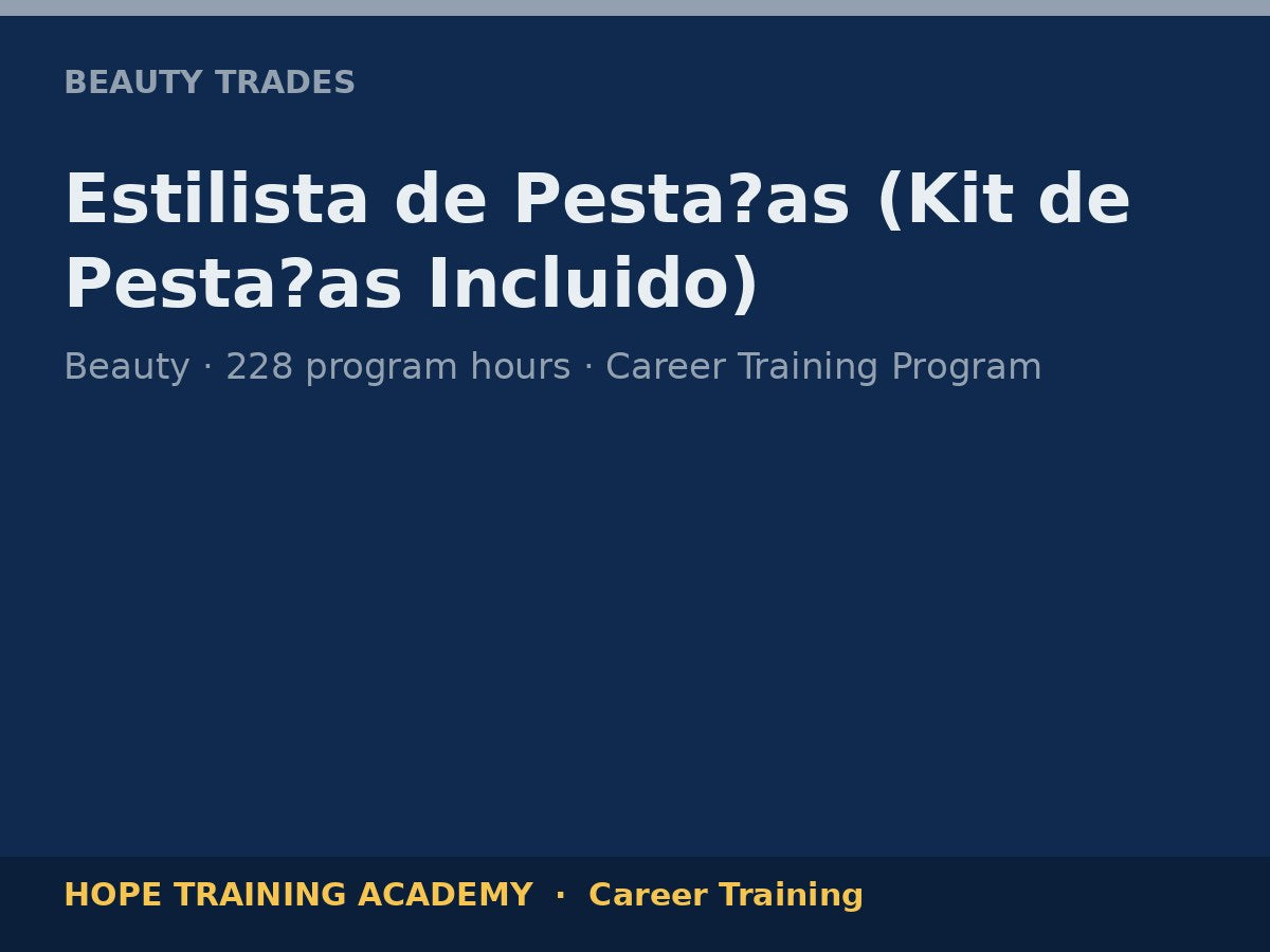 Estilista de Pesta?as (Kit de Pesta?as Incluido)