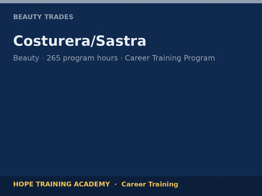 Costurera/Sastra