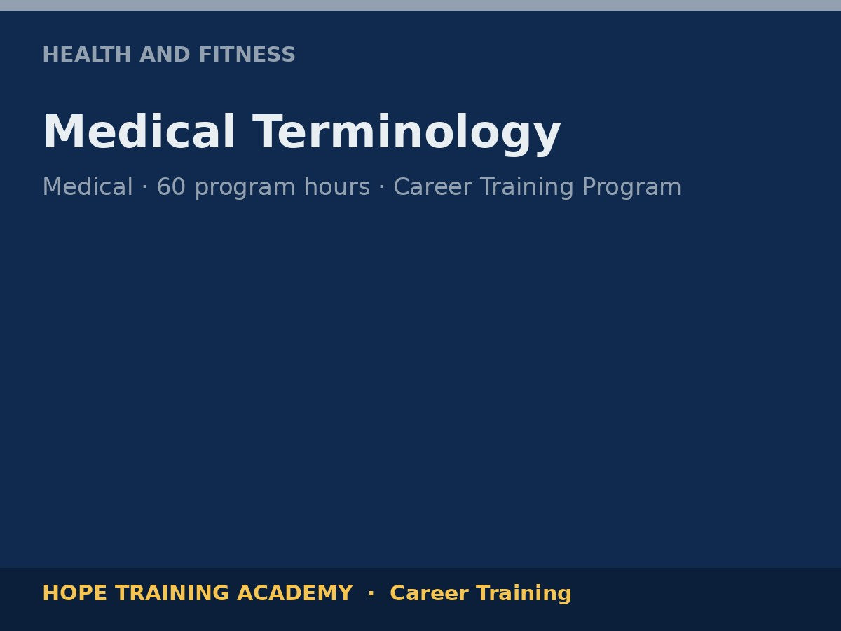Medical Terminology