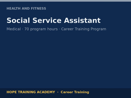Social Service Assistant