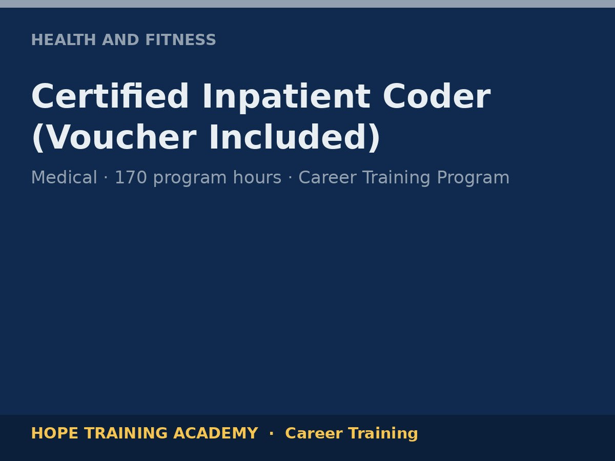 Certified Inpatient Coder (Voucher Included)