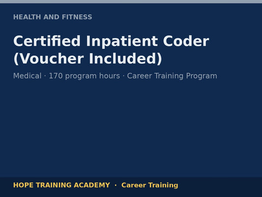 Certified Inpatient Coder (Voucher Included)