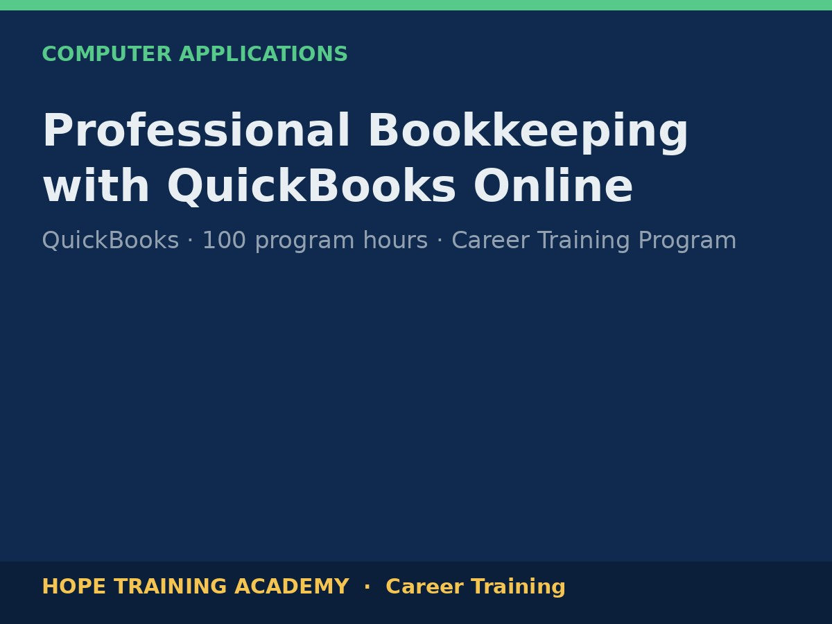 Professional Bookkeeping with QuickBooks Online