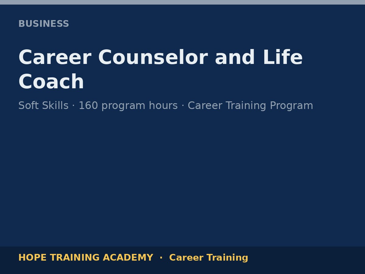 Career Counselor and Life Coach