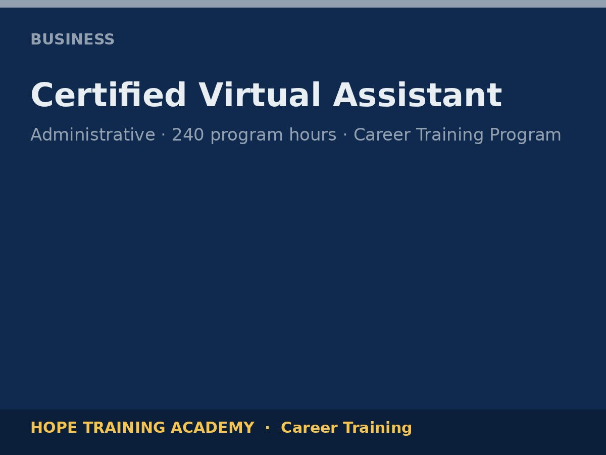 Certified Virtual Assistant