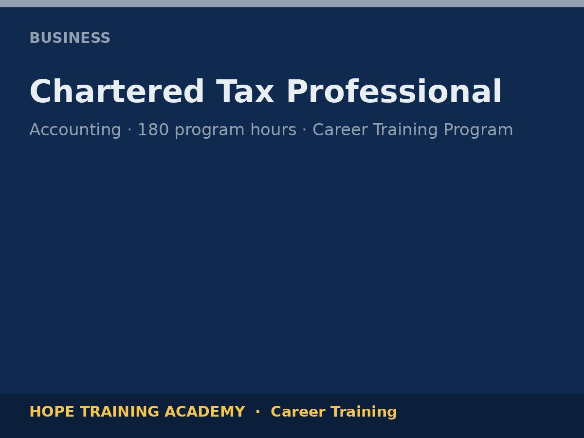 Chartered Tax Professional