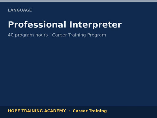 Professional Interpreter