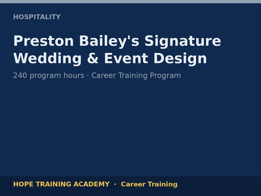 Preston Bailey's Signature Wedding & Event Design