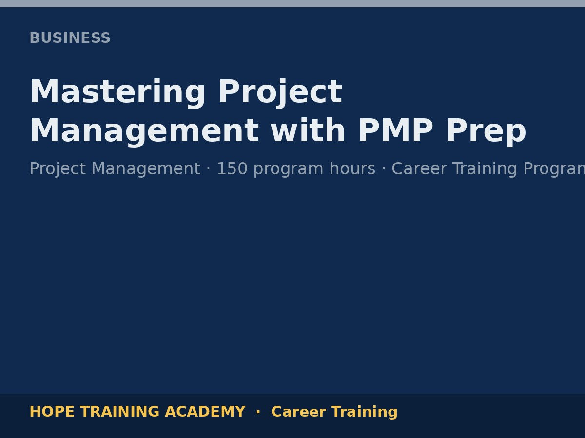 Mastering Project Management with PMP Prep