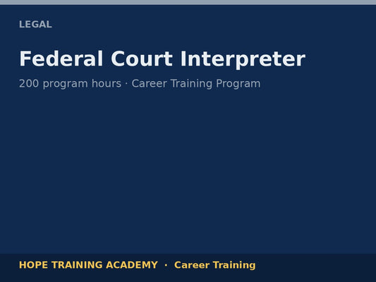 Federal Court Interpreter