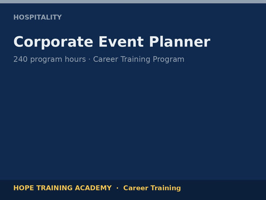 Corporate Event Planner