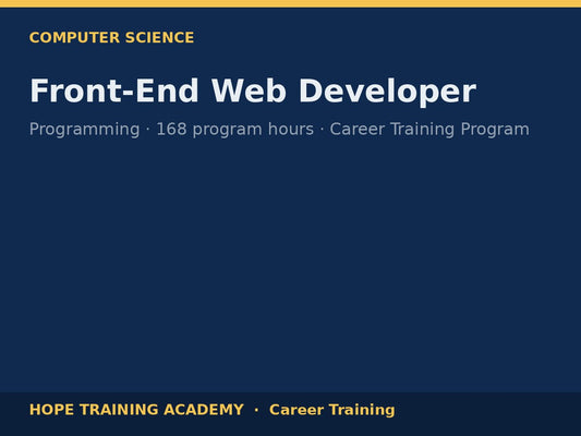 Front-End Web Developer