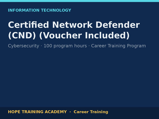 Certified Network Defender (CND) (Voucher Included)