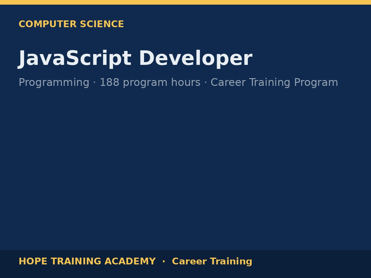 JavaScript Developer