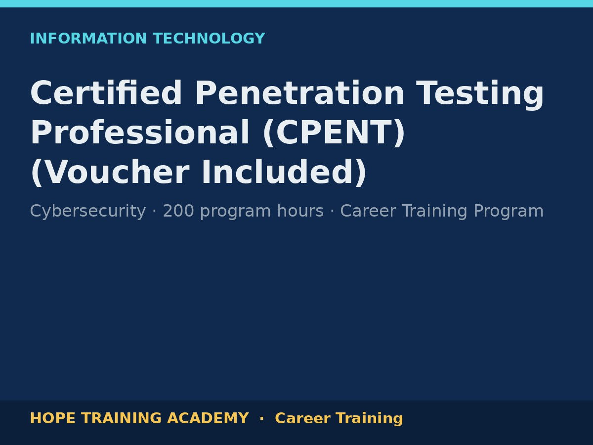 Certified Penetration Testing Professional (CPENT) (Voucher Included)