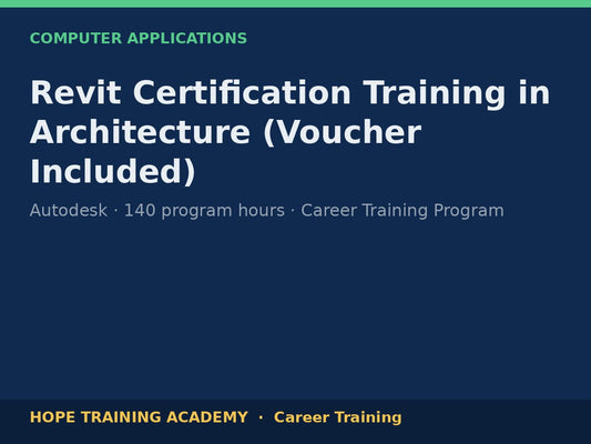 Revit Certification Training in Architecture (Voucher Included)