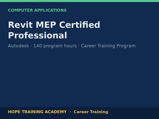 Revit MEP Certified Professional