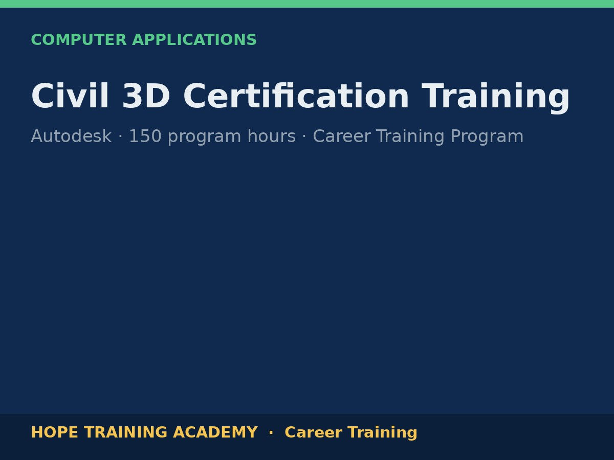 Civil 3D Certification Training