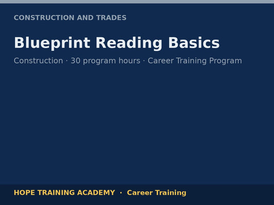 Blueprint Reading Basics