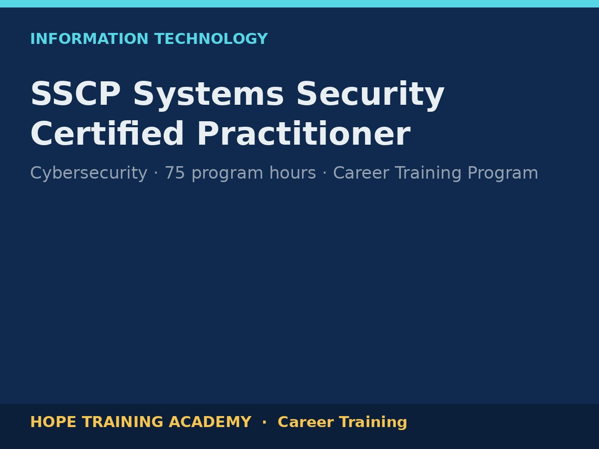 SSCP Systems Security Certified Practitioner