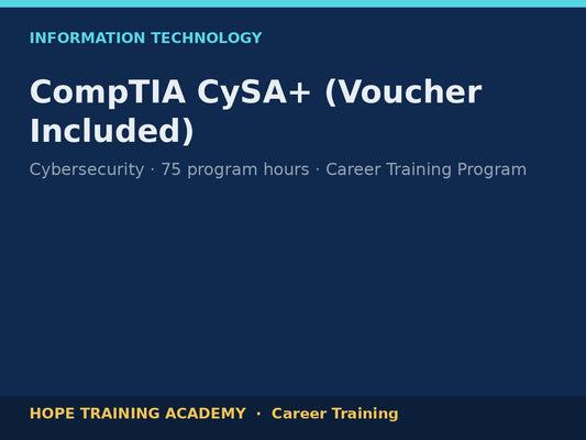 CompTIA CySA+ (Voucher Included)
