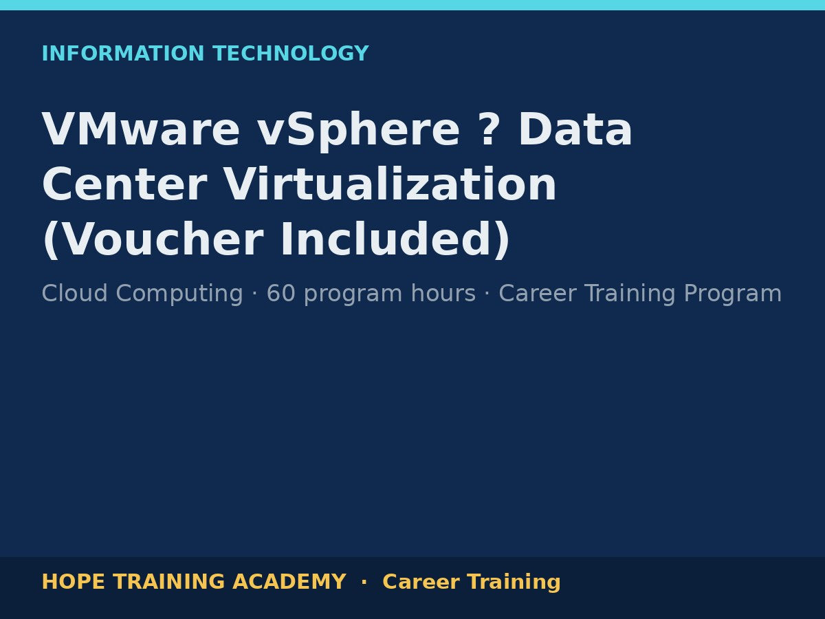 VMware vSphere ? Data Center Virtualization (Voucher Included)