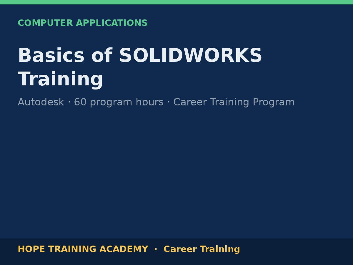 Basics of SOLIDWORKS Training