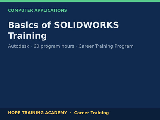 Basics of SOLIDWORKS Training