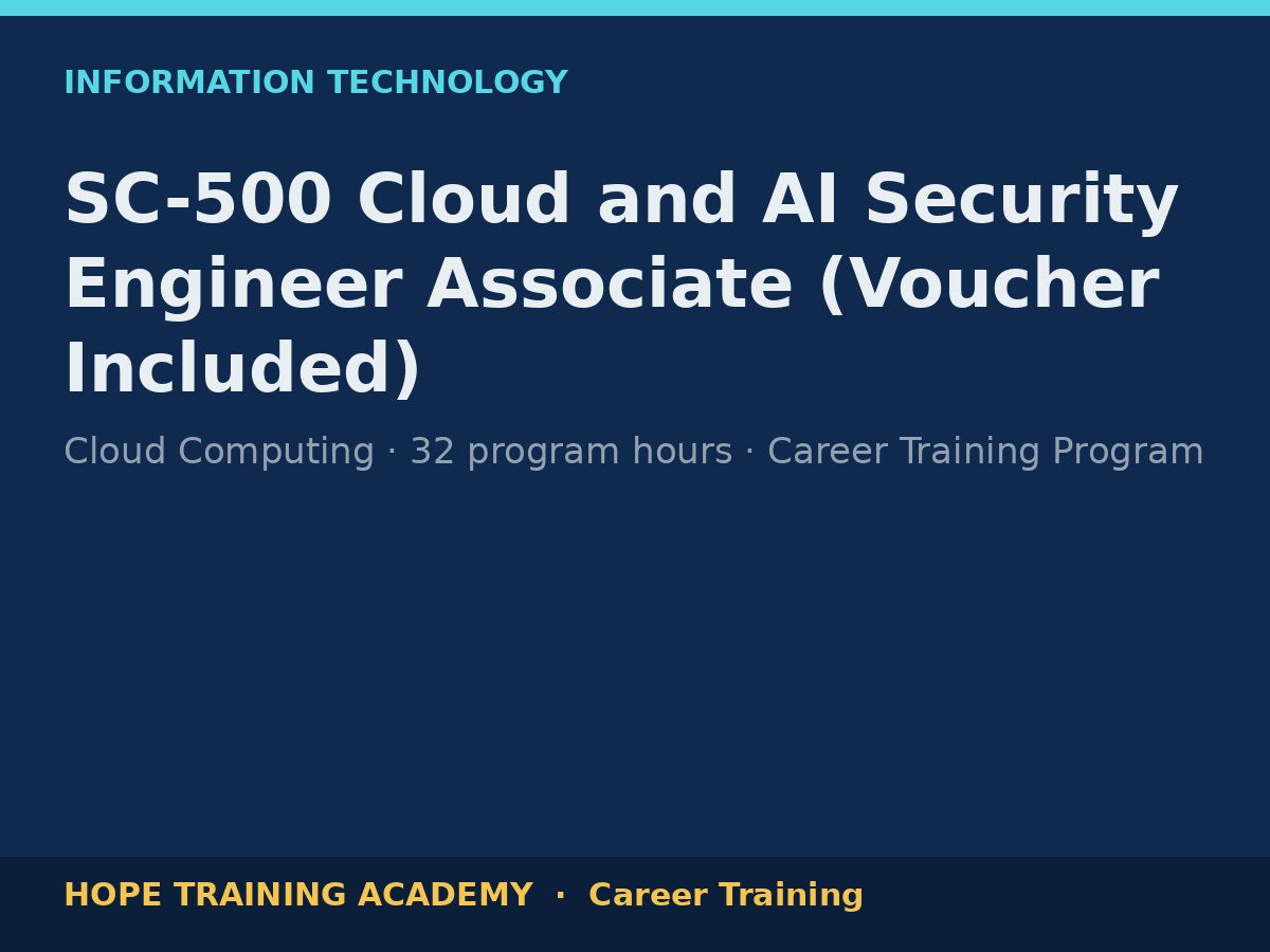 SC-500 Cloud and AI Security Engineer Associate (Voucher Included)
