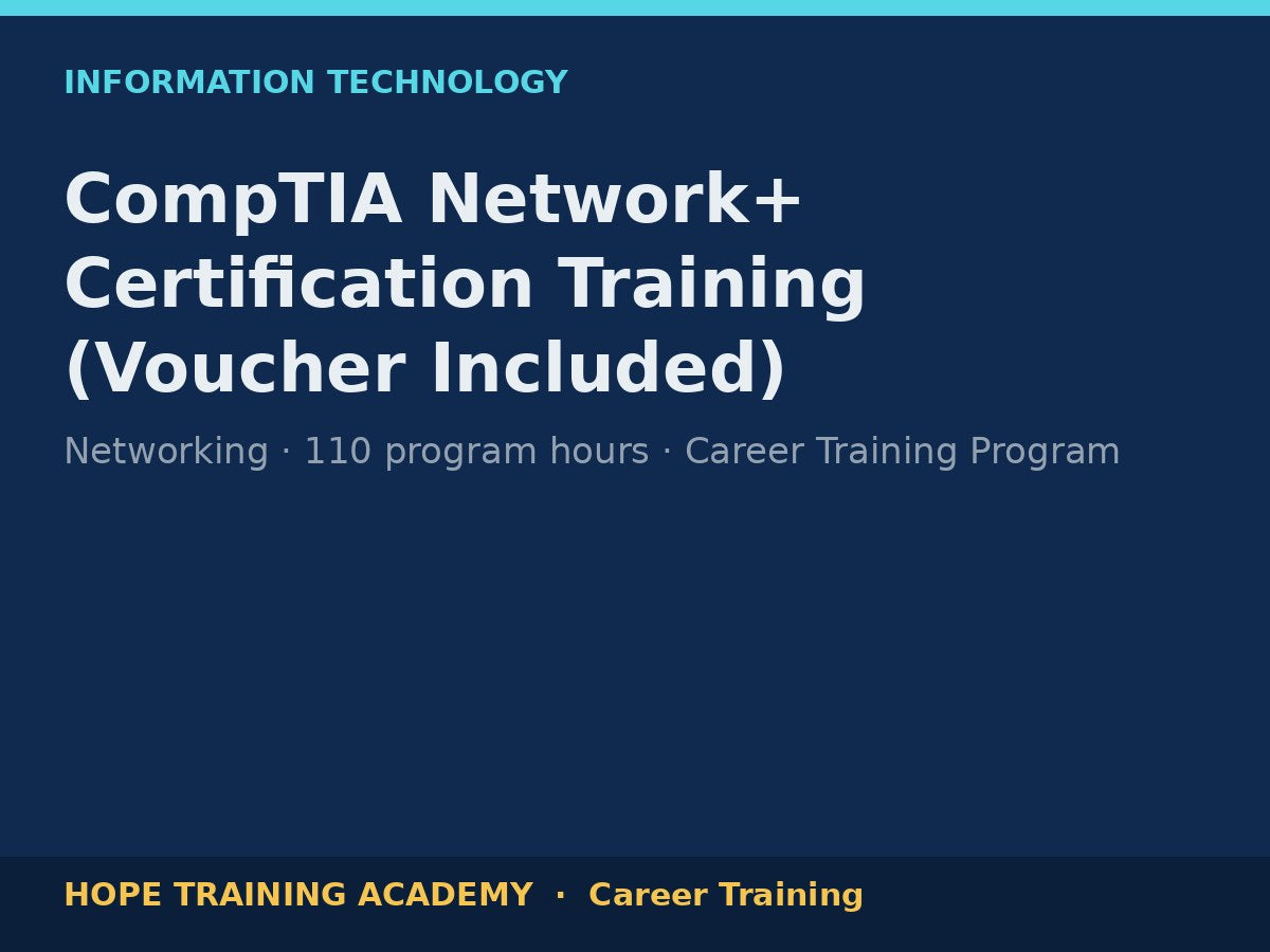CompTIA Network+ Certification Training (Voucher Included)