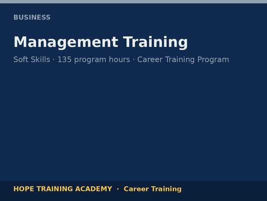 Management Training