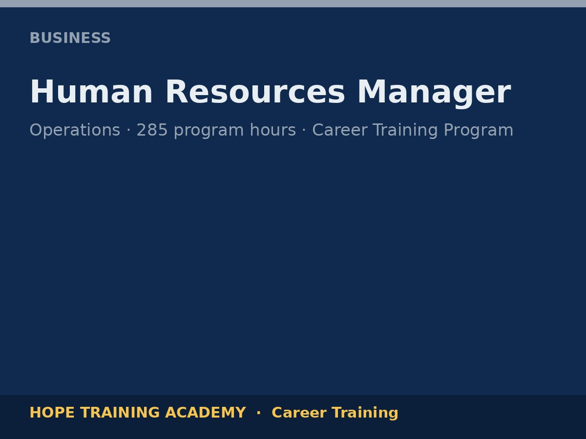 Human Resources Manager