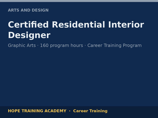 Certified Residential Interior Designer