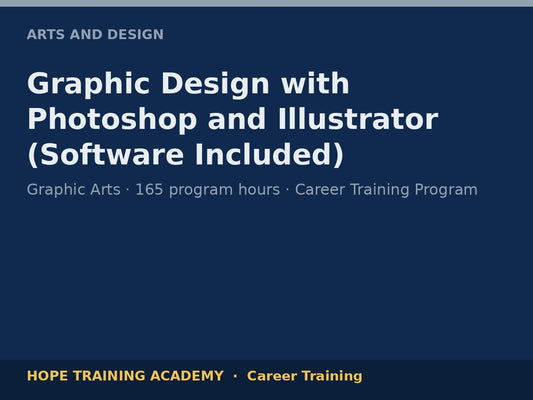 Graphic Design with Photoshop and Illustrator (Software Included)