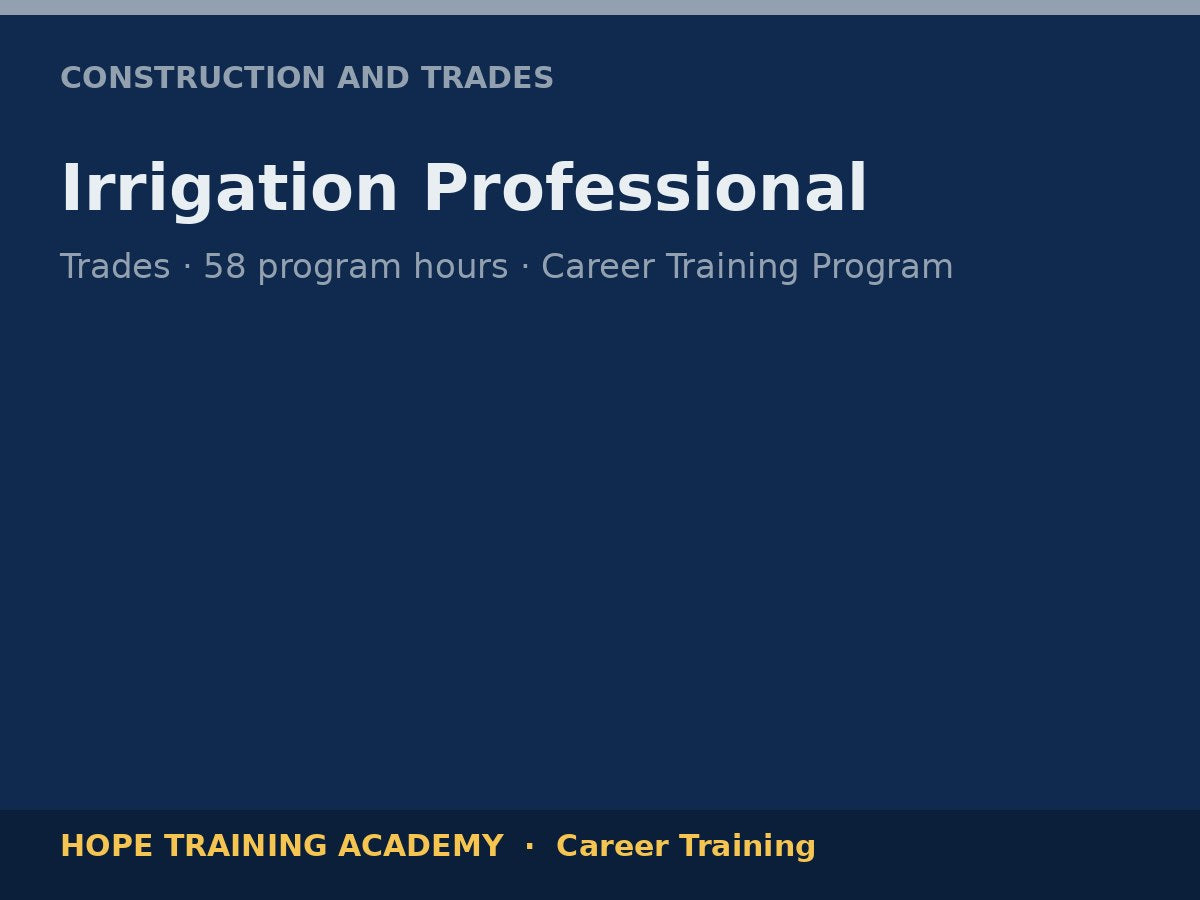 Irrigation Professional