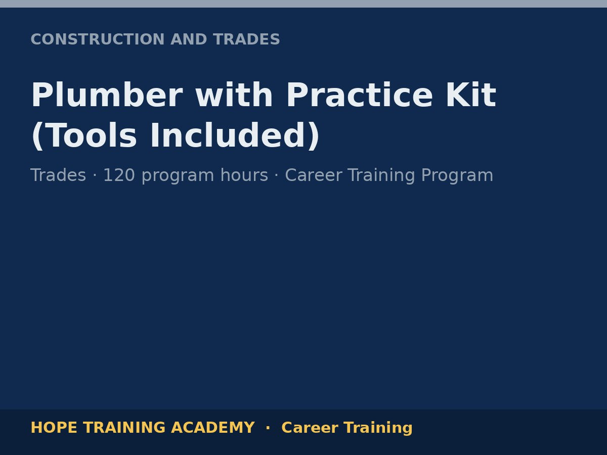 Plumber with Practice Kit (Tools Included)