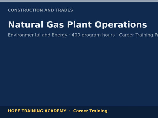 Natural Gas Plant Operations