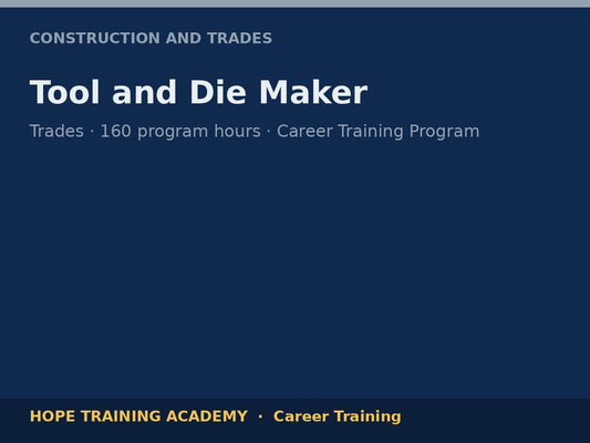 Tool and Die Maker