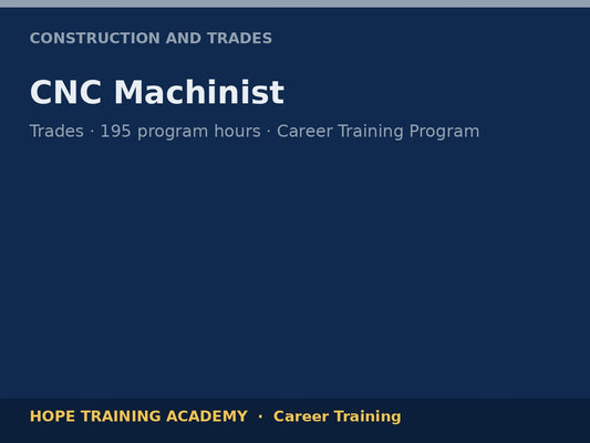 CNC Machinist