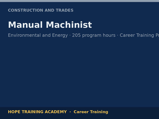 Manual Machinist