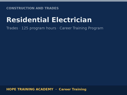 Residential Electrician