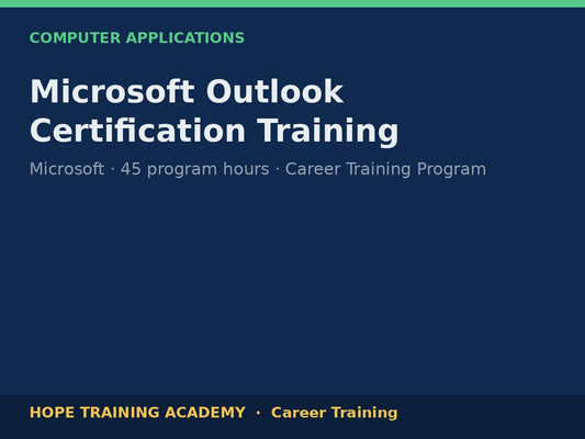 Microsoft Outlook Certification Training