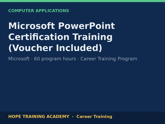 Microsoft PowerPoint Certification Training (Voucher Included)