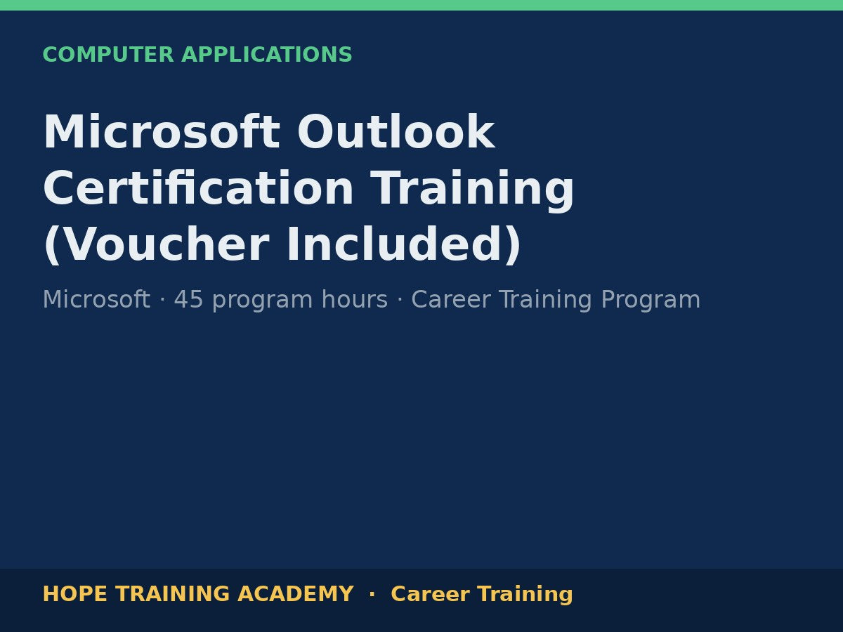 Microsoft Outlook Certification Training (Voucher Included)
