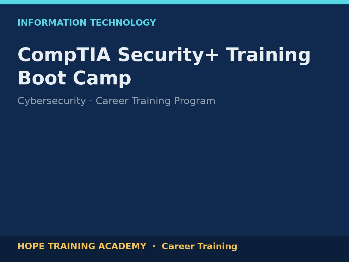 CompTIA Security+ Training Boot Camp