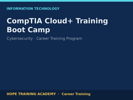 CompTIA Cloud+ Training Boot Camp