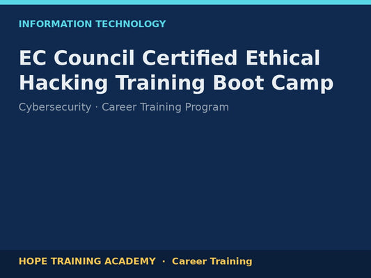EC Council Certified Ethical Hacking Training Boot Camp